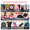 Inflatable Stand Up Paddle Board  Simple Deluxe Premium SUP for All Skill Levels, Pink Paddle Boards for Adults & Youth, Blow Up Stand-Up Paddleboards with Accessories & Backpack, Surf Control view 3