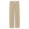 QWENTMTNTY Baggy Pants for Men Linen Cotton Casual Loose Hippie Boho Yoga Summer Solid Color Drawstring Stretch Harem Pants view 3