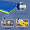 V3VOGUE Exercise Equipment Mat, Protective Flooring Underneath Treadmills, High Density EVA Treadmill Mat Anto Vibration Noise Reduction, for Treadmill/Rowing Machine/Bike Equipment Mat view 2