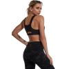 ANUFER Womens Plus Size 2 Pack High Impact Sports Bra - Zip Front - Wirefree and Removable Pads - Racerback Yoga Sports Tank Top Black + Black XXL view 4