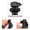 Tactical Helmet ARC Rail Adapter for Tactical Electronic Shooting Earmuffs, Compatible with Howard Leight Impact Sport Product Model R - 01526 Headphones (BK) view 4