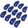 Alvinlite 12pcs Thick Synthetic Leather Golf Iron Head Covers Set Premium Golf Club Covers with Large No. for All Brands, for Callaway, for Ping, for Taylormade,for Cobra Etc view 1