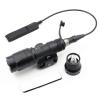 LThyzszb Tactical Picatinny Flashlight M300A Mini Light LED Whitelight with Strobe Weapon Light with Pressure Switch Tactical Flashlight 400 Lumens, Black view 1
