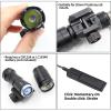 LThyzszb Tactical Picatinny Flashlight M300A Mini Light LED Whitelight with Strobe Weapon Light with Pressure Switch Tactical Flashlight 400 Lumens, Black view 2