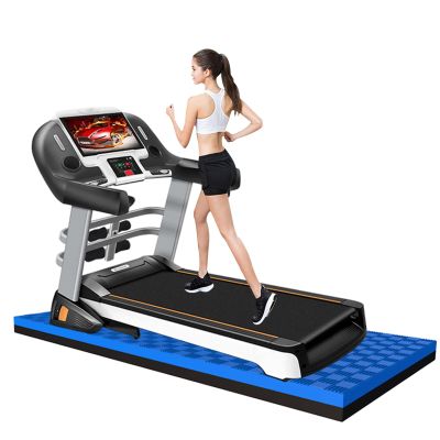 V3VOGUE Treadmill Mat, Heavy Duty Exercise Equipment Mat for Under Treadmill, Anto Fatigue Floor Mat, Indestructible Non-Slip Floor Thick Workout Gym Mat, Noise Reduction, Anto Vibration