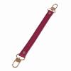 Leather Replacement Top Handle in Fuchsia Compatible with NeoNoe and Designer Bags,  Wide Leather Short Handle and U-Shaped Leather Strap view 3