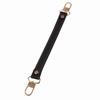 Leather Replacement Top Handle in Black Compatible with NeoNoe and Designer Bags,  Wide Leather Short Handle and U-Shaped Leather Strap view 3