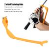 2pcs golfer Doctor Wrist Hinge Trainer , golfer Swing Training Aids , golfer Swing freight Beginner Gesture Alignment Practice golfer Trainee Posture Corrector for Men Women golfer Beginner Practice , golfer Swin view 3