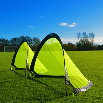 FORZA Flash Pop-Up Goals | Portable Pro Soccer Nets [2.5ft, 4ft & 6ft] | Backyard Training Equipment