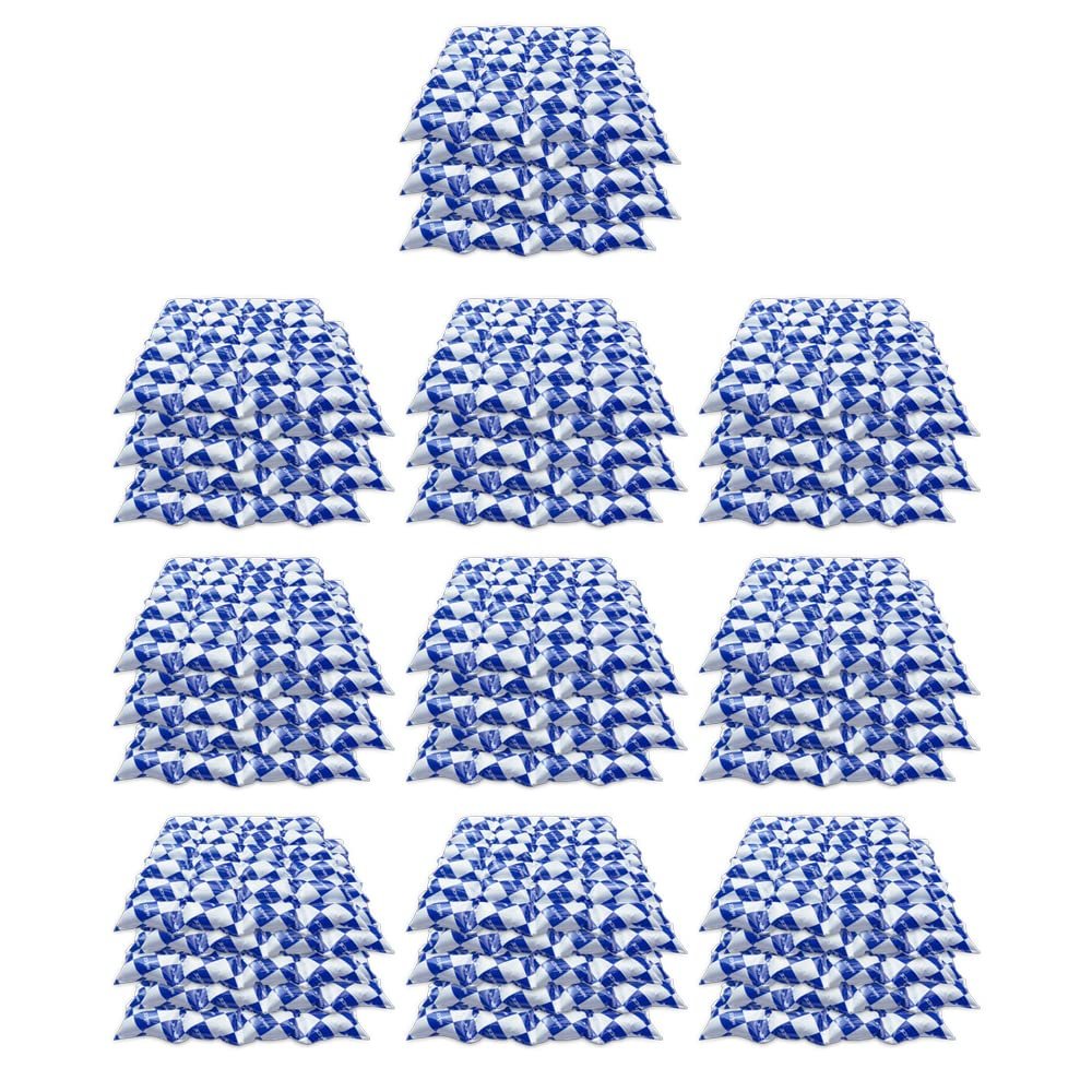 50 Sheets Ice Packs for Shipping & Cooler - Flexible Freezer Packs for Cold Storage, Food Transport, Hiking, Camping, Outdoor - Water Absorption & Easy Cut - Shipping Ice Packs, 24Cell Each
