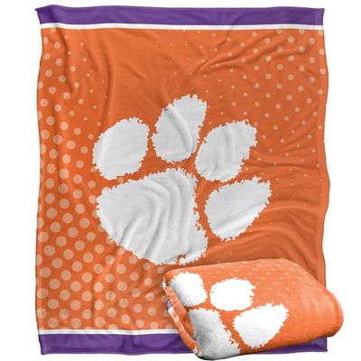 Clemson University Blanket, 50"X60" Logo Dots,Silky Touch Super Soft Throw Blanket