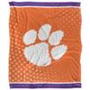Clemson University Blanket, 50"X60" Logo Dots,Silky Touch Super Soft Throw Blanket view 2