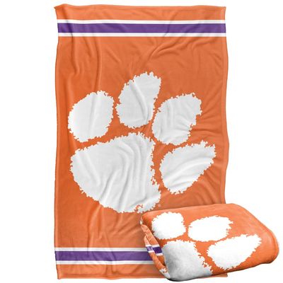 Clemson University Blanket, 36"x58" Primary Logo,Silky Touch Super Soft Throw Blanket