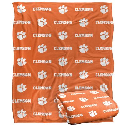 Clemson University Blanket, 50"X60" Logo Pattern,Silky Touch Super Soft Throw Blanket