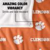 Clemson University Blanket, 50"X60" Logo Pattern,Silky Touch Super Soft Throw Blanket view 4