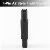 Aisunoutdoor Fiber Optics Flip up Front Sight Adjustment Tool, 4&5 Prong A1&A2 Types Iron Sight Elevation Tool view 3