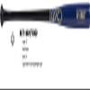 Rawlings | Maple Training FUNGO Bat | Baseball/Softball | 37 | Outfield | Black/Royal view 3