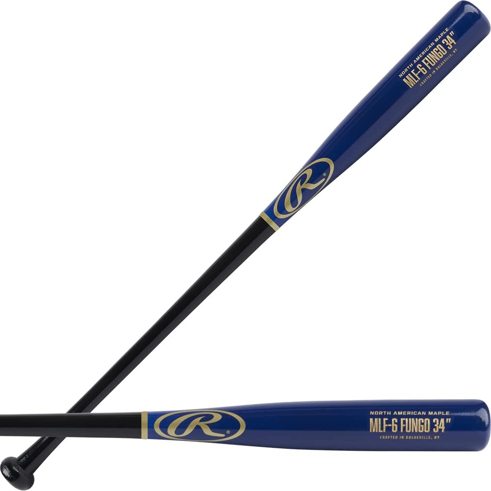 Rawlings | Maple Training FUNGO Bat | Baseball/Softball | 34 | Infield | Black/Royal