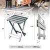 Travel Chair 2689-22 Side Canyon Table, Silver view 3