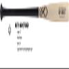 Rawlings | Maple Training FUNGO Bat | Baseball/Softball | 37 | Outfield | Black/Natural view 3