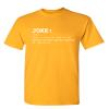 Funny t Shirts for Men Joke Noun Sarcastic Graphic Tee | Hilarious Offended Humor Quote | Premium Mens Novelty t Shirts | Classic Graphic t Shirts for Men L Gold view 1