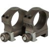 Nightforce X-Treme Duty Ultralite 30mm 4-Screw Hard Anodized Aluminum Gun Scope Rings Mounts - Set of 2, Dark Earth, 1.0" Medium (A677) view 1