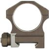 Nightforce X-Treme Duty Ultralite 30mm 4-Screw Hard Anodized Aluminum Gun Scope Rings Mounts - Set of 2, Dark Earth, 1.0" Medium (A677) view 4