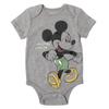 Disney Mickey Mouse Newborn Baby Boy or Girl 3 Piece Outfit Set: Pants Hoodie Bodysuit Grey/White Newborn view 4