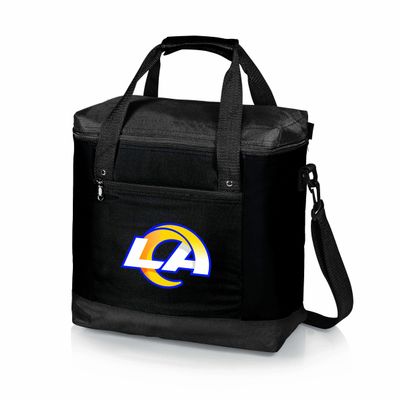 Picnic TIME NFL Los Angeles Rams Montero Tote Cooler Bag - Soft Cooler Bag - Picnic Tote, (Black) (604-00-179-334-2)