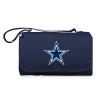 PICNIC TIME NFL Dallas Cowboys Blanket Tote Outdoor Picnic Blanket - Beach Blanket - Camping Blanket, (Navy Blue with Black Flap) (820-00-138-094-2) view 1