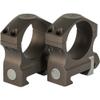 Nightforce X-Treme Duty Ultralite 34 mm 6-Screw Hard Anodized Aluminum Gun Scope Rings Mounts, Set of 2, Dark Earth, 1.0" Medium (A679) view 2