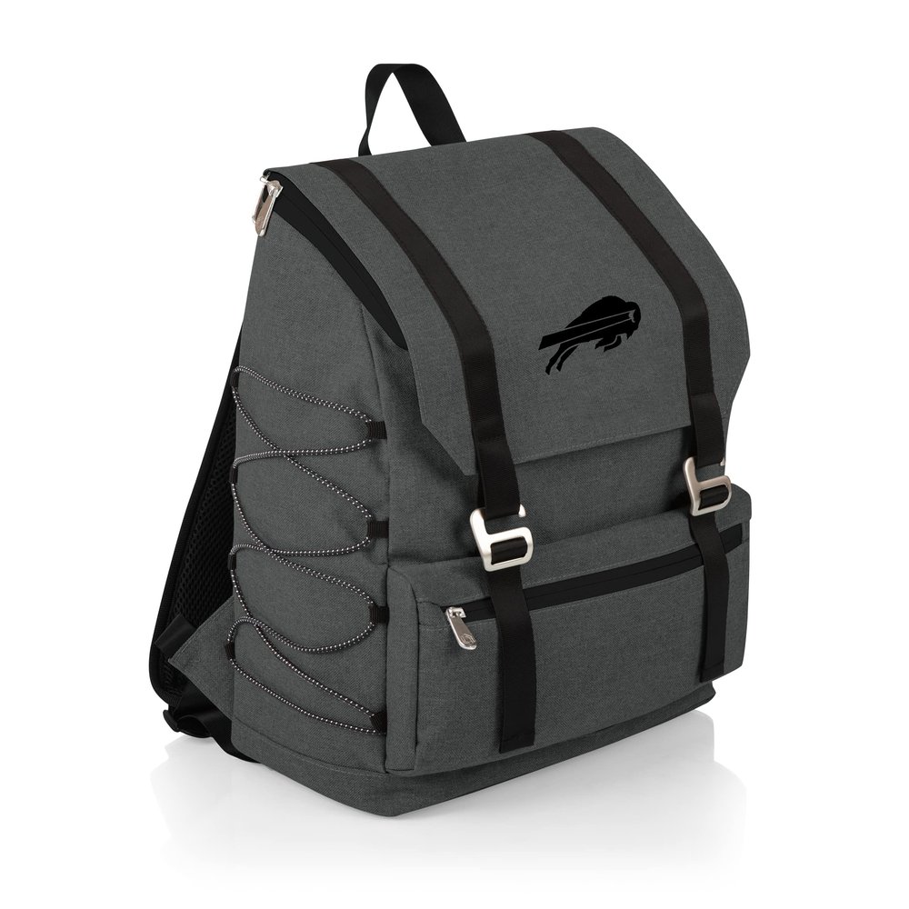 Picnic TIME NFL Buffalo Bills OTG Traverse Backpack Cooler - Soft Cooler Backpack - Hiking Backpack, (Heathered Gray)