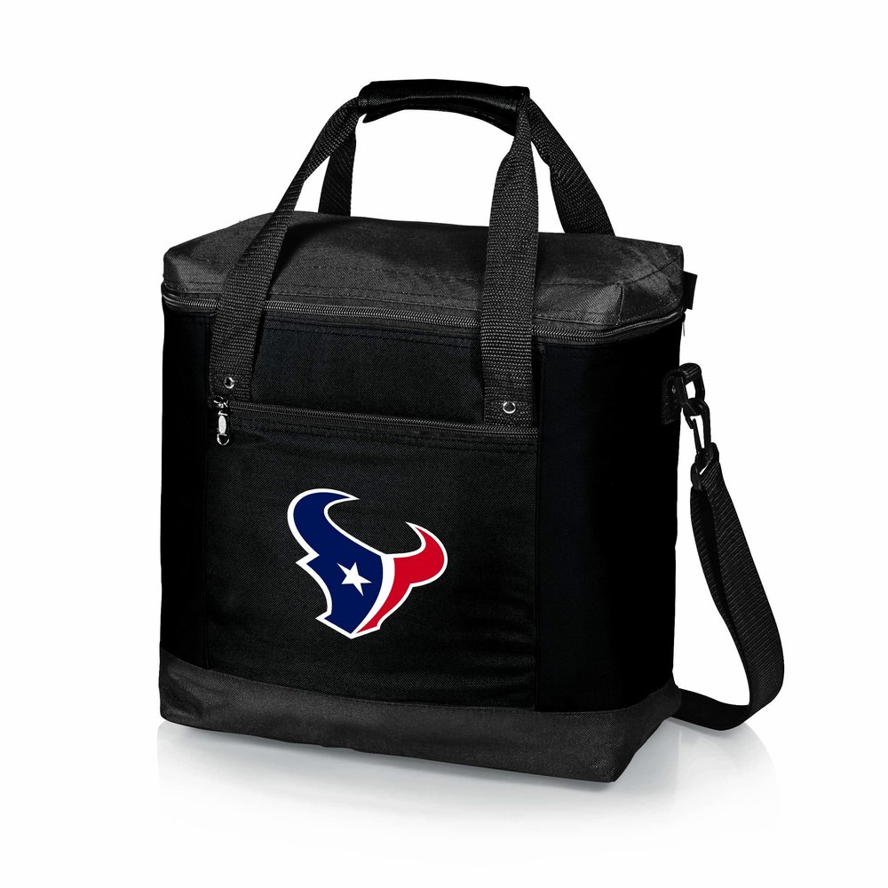Picnic TIME NFL Houston Texans Montero Tote Cooler Bag - Soft Cooler Bag - Picnic Tote, (Black)