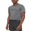 Calvin Klein Men's Standard Light Weight Quick Dry Short Sleeve 40+ UPF Protection Active Top, Grey Heather Logo, Medium view 2