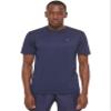 Calvin Klein Men's Standard Light Weight Quick Dry Short Sleeve 40+ UPF Protection Active Top, Navy, Small view 1