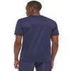Calvin Klein Men's Standard Light Weight Quick Dry Short Sleeve 40+ UPF Protection Active Top, Navy, Small view 3