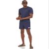 Calvin Klein Men's Standard Light Weight Quick Dry Short Sleeve 40+ UPF Protection Active Top, Navy, Small view 4