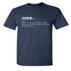 Funny t Shirts for Men Joke Noun Sarcastic Graphic Tee | Hilarious Offended Humor Quote | Premium Mens Novelty t Shirts | Classic Graphic t Shirts for Men M Navy view 1
