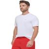 Calvin Klein Men's Standard Light Weight Quick Dry Short Sleeve 40+ UPF Protection Active Top, White, Medium view 2