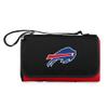 PICNIC TIME NFL Buffalo Bills Blanket Tote Outdoor Picnic Blanket - Beach Blanket - Camping Blanket, (Red with Black Flap) (820-00-100-044-2) view 1