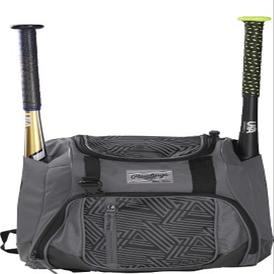 Rawlings | CHAOS Backpack Bag Series | Youth Baseball & Fastpitch Softball | Graphite