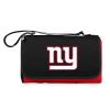 PICNIC TIME NFL New York Giants Blanket Tote Outdoor Picnic Blanket - Beach Blanket - Camping Blanket, (Red with Black Flap) view 1