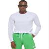 Calvin Klein Men's Standard Light Weight Quick Dry Long Sleeve 40+ UPF Protection Active Top, White, X-Large view 1