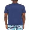 Calvin Klein Men's Standard Light Weight Quick Dry Short Sleeve 40+ UPF Protection Active Top, Navy Logo, Small view 3