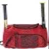 Rawlings | CHAOS Backpack Bag Series | Youth Baseball & Fastpitch Softball | Scarlet/Black view 1