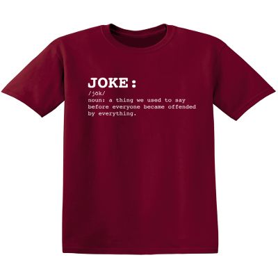 Funny t Shirts for Men Joke Noun Sarcastic Graphic Tee | Hilarious Offended Humor Quote | Premium Mens Novelty t Shirts | Classic Graphic t Shirts for Men L Garnet