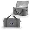 Picnic TIME NFL Baltimore Ravens 64 Can Collapsible Insulated Cooler, (Heathered Gray) view 3