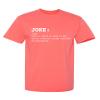 Funny t Shirts for Men Joke Noun Sarcastic Graphic Tee | Hilarious Offended Humor Quote | Premium Mens Novelty t Shirts | Classic Graphic t Shirts for Men M Coral view 1
