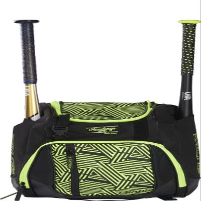 Rawlings | CHAOS Backpack Bag Series | Youth Baseball & Fastpitch Softball | Optic Yellow