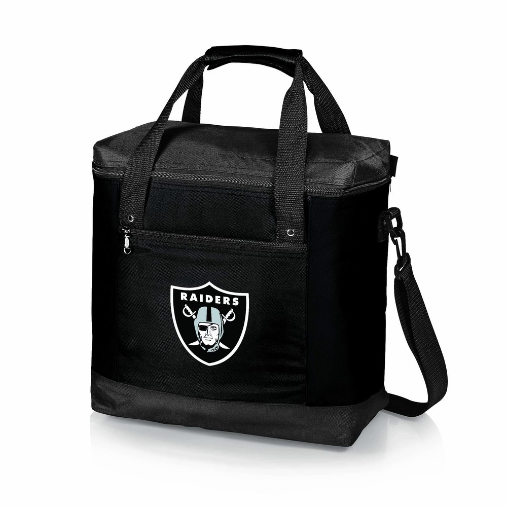 Picnic TIME NFL Las Vegas Raiders Montero Tote Cooler Bag - Soft Cooler Bag - Picnic Tote, (Black) (604-00-179-234-2), One Size
